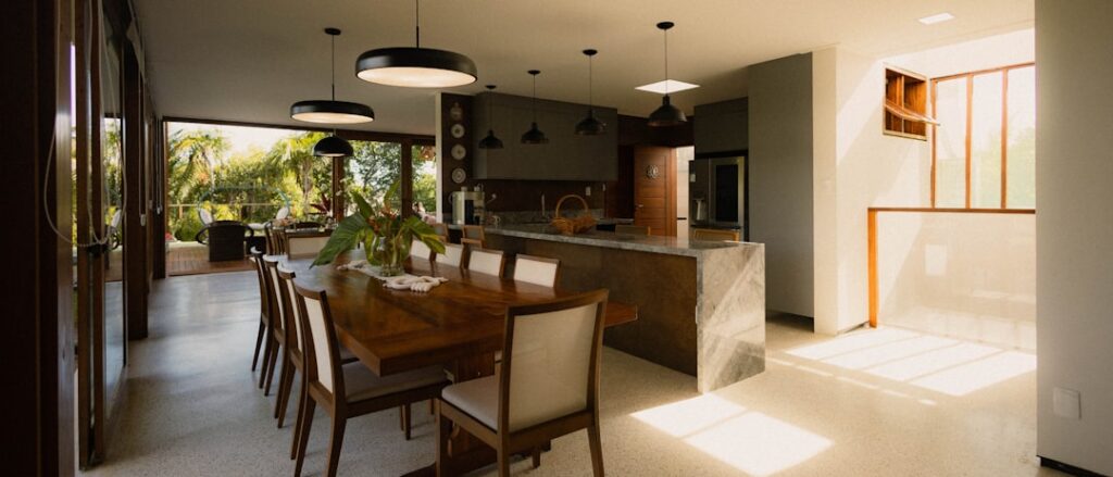 Photo open plan living room